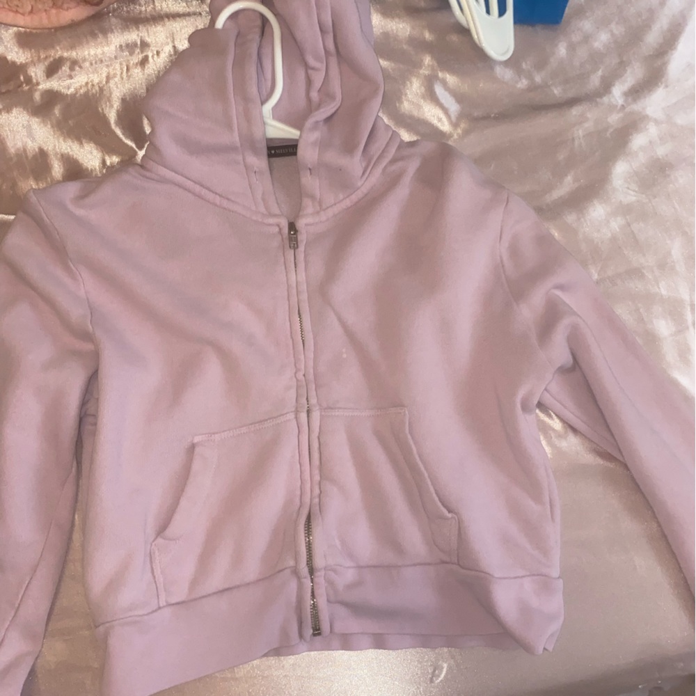 Brandy Melville Cropped hoodie